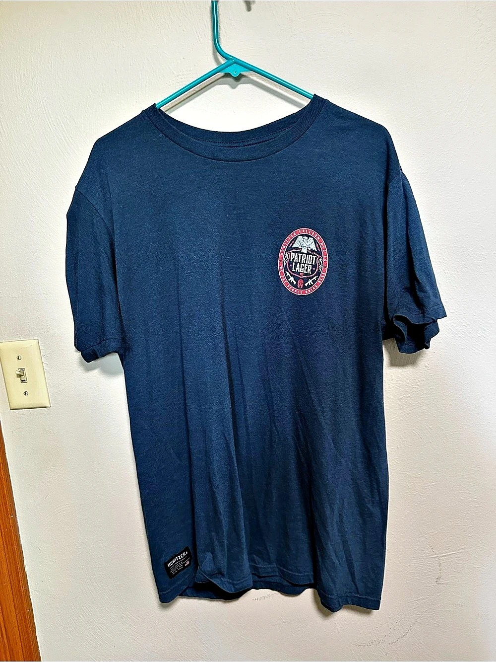 Howitzer Patriot Lager Patriot Lager Graphic Short Sleeve Tee in Blue